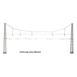 161 H0 Profi-Quertragwerk, 0,7mm, Bausatz, ohne Masten