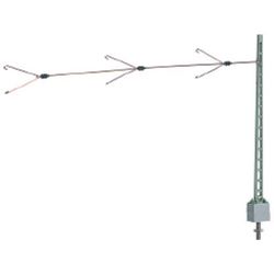 138 H0 Bogenabzug für 3 Gleise (ohne Mast) 1 Stück