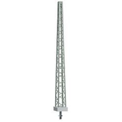 129 H0 Turmmast 200 mm hoch, lackiert (2 Stück)