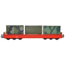 NW 22944 H0 Schwerlastwagen Samms-u 454 mit 3 FM 2 Kabinen, DBAG, Ep.V