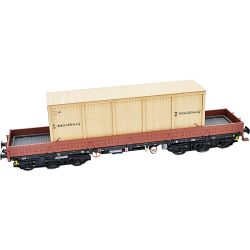 NW 52043 TT Schwerlastwagen Sas 4850, DR, Ep.IV, mit Holzkiste 'Wartburg'