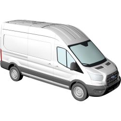 54502 H0 Ford Transit Kastenwagen, Weiß