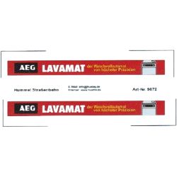 9072 H0 Decalsatz AEG Lavamat