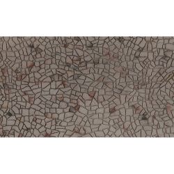 60365 H0 3D-Strukturfolie Steinplatten, 28 x 10 cm