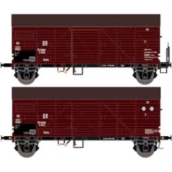 EX23606 H0 2er Set gedeckte Güterwagen Bremen, DRG, Ep. II, Rotes Kreuz