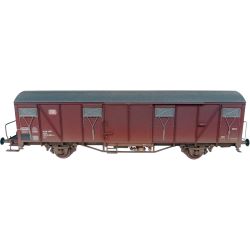 EX22096 H0 Gedeckter Güterwagen Gbs-uv 254, DB, Ep. IV, verschmutzt
