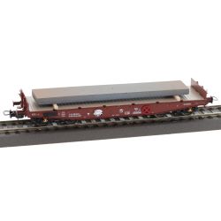 77063 H0 Schwerlastwagen Rmms 3960 mit Stahlbrammen, DR, Ep. IV