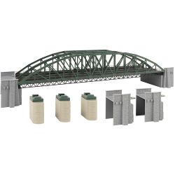 120507 H0 Bogenbrücke, 2-gleisig