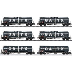 47546 H0 Kesselwagen-Set Zans, GATX, Ep. VI