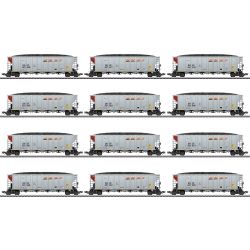 45666 H0 Hopper Car-Set, BNSF, Ep. VI