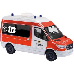 54060 H0 MB Sprinter kurzer Radstand/Hochdach, Rettungsdienst Aachen