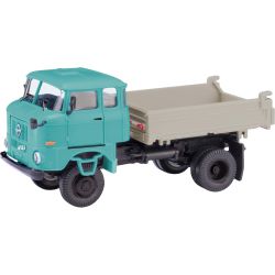 95287 H0 IFA W50 LA/3SK (Dreiseitenkipper), Speditionskabine, Graublau