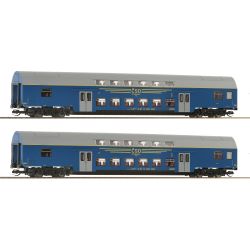 6280027 TT 2-tlg. Set: Doppelstockwagen, CSD, Ep. IV