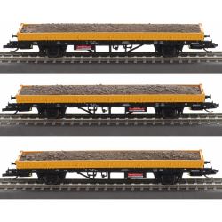 502708 TT Bauzugwagen-Set "Bahnbau Gruppe", DB AG, Ep. VI