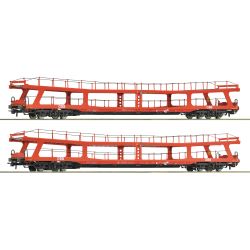 6600105 H0 2er Set Autotransportwagen DDm, ÖBB, Ep. VI