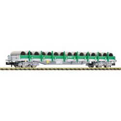 6660100 N Rungenwagen Res mit Drahtrollen, RENFE, Ep. VI