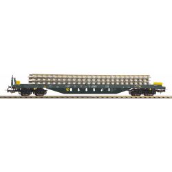 24547 H0 Flachwagen Bauzug, SBB, Ep. VI, beladen mit Betonschwellenstapel