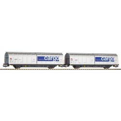 28309 H0 2er Set Schiebewandwagen Hbbillnss, CH-SBB C/Railcare, Ep. VI