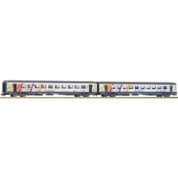 94509 N 2er Set Corailwagen „ALSACE“ 1. + 2.Klasse, SNCF, Ep. VI