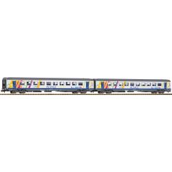94510 N 2er Set Corailwagen „ALSACE“ 2.Klasse, SNCF, Ep. VI