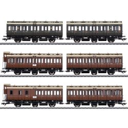 42047 H0 Abteilwagen-Set, KPEV, Ep. I