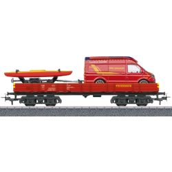 00740-02 H0 Start up Niederbordwagen "Feuerwehr"
