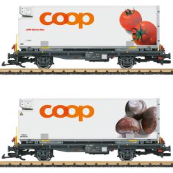 45888 G Containerwagen Set "COOP", RhB, Ep. VI