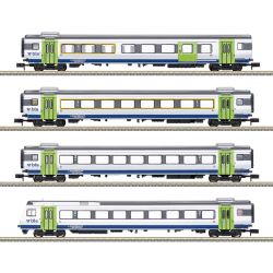 18293 N 4er Set Personenwagen 'GoldenPassLine', BLS, Ep. VI