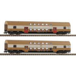 6260075 N 2er Set Doppelstockwagen, DR, Ep. IV, Set 2