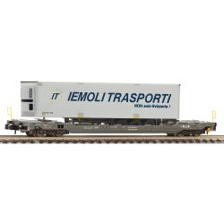6660070 N Taschenwagen T5, Sdgnss mit Auflieger 'Iemoli', Hupac, Ep. VI