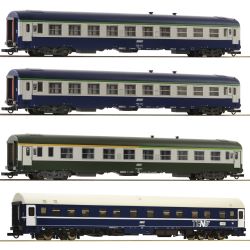 6200080 H0 4er Set Personenwagen 'Arlberg-Express', SNCF, Ep. IV, Set 4