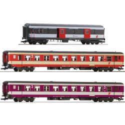 6200127 H0 3er Set Personenwagen 'D 704', ÖBB, Ep. V, Set 1