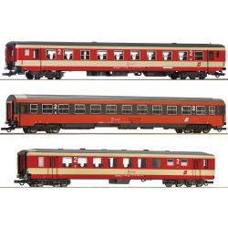 6200128 H0 3er Set Personenwagen 'D 704', ÖBB, Ep. V, Set 2