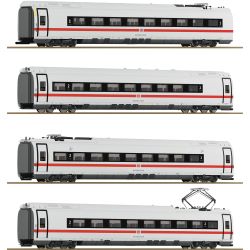 7710018 H0 4er Set Zwischenwagen ICE 3neo, BR 408, DB AG, Ep. VI, DC-Sound