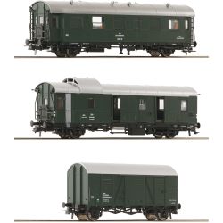6200134 H0 3er Set Begleitwagen, ÖBB, Ep. IV