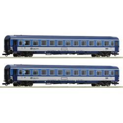 6200157 H0 2er Set Personenwagen 'Eurofima, CD, Ep. VI