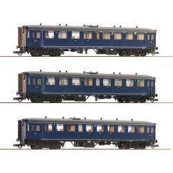 6200054 H0 3er Set Personenwagen 'Blokkendoos', NS, Ep. III
