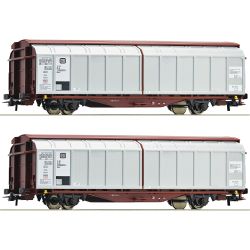 6600111 H0 2er Set Schiebewandwagen Hbbis, DB, Ep. IV