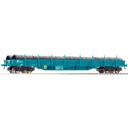 6600185 H0 Rungenwagen Res mit Drahtrollen, FS, Ep. V-VI