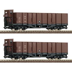 6640004 H0e 2er Set Offene Güterwagen OOm/s, ÖBB, Ep. IV