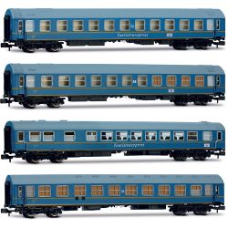HN4481 N 4er Set Personenwagen 'Tourex', DR, Ep. III