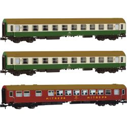 HN4483 N 3er Set Personenwagen OSShD-Wagen Typ B, DR, Ep. IV