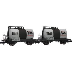 HN6700 N 2er Set Kesselwagen, FS, Ep. III-IV 'Agip'