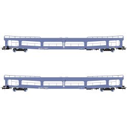 HR4421 H0 2er Set Autotransportwagen DDm916, DR, Ep. IV