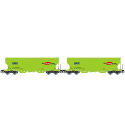 HR6674 H0 2er Set Getreidesilowagen, GATX, Ep. VI 'RAIL CARGO GROUP'