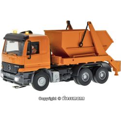 8040 H0 CarMotion MB ACTROS 3-achs Absetzkipper. Rundum-leuchten, orange