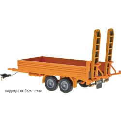 8217 H0 CarMotion Tandem Tieflader, kommunalorange,Funktionsmodell