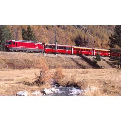 1259109 H0m E-Lok Ge 4/4 III 649 Universallok "Lavin", RhB, Ep. V