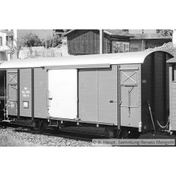 2283101 H0m Gedeckter Güterwagen Gbk-v 5561, RhB, Ep. III-IV