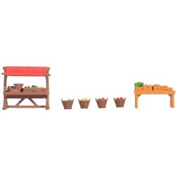 14837 H0 Wochenmarkt-Zubehör